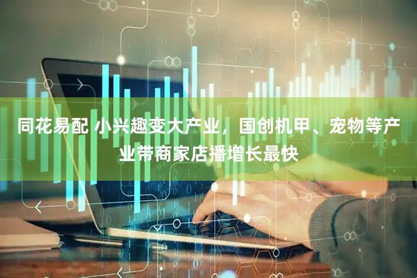同花易配 小兴趣变大产业，国创机甲、宠物等产业带商家店播增长最快