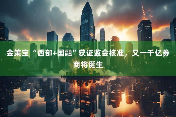 金策宝 “西部+国融”获证监会核准，又一千亿券商将诞生